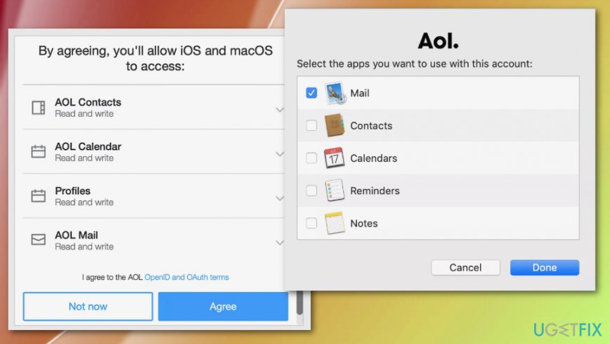 is there an aol app for mac
